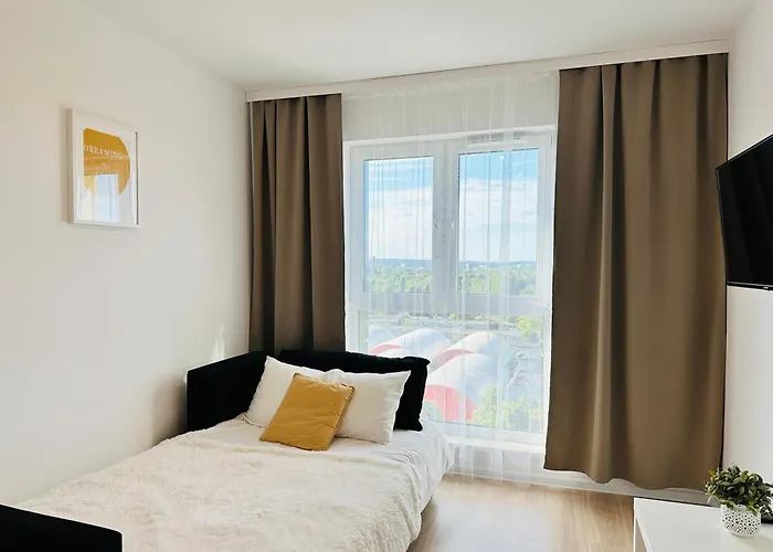 公寓 Blisko Plazy I Parku Reagana 格但斯克